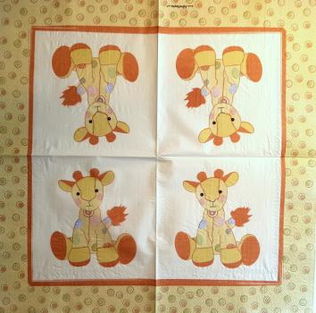 024 Giraffe - 3-ply - Big Dot of Happiness